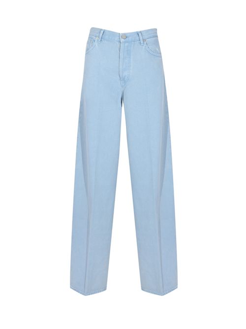 Jeans Dakota Loose in bull fisso di cotone Azzurro DONDUP | DP849 BF0018Y MB8858